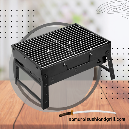 AGM Folding Portable Tabletop Barbecue Charcoal Grill